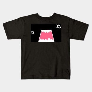 Angry Face Black Kids T-Shirt